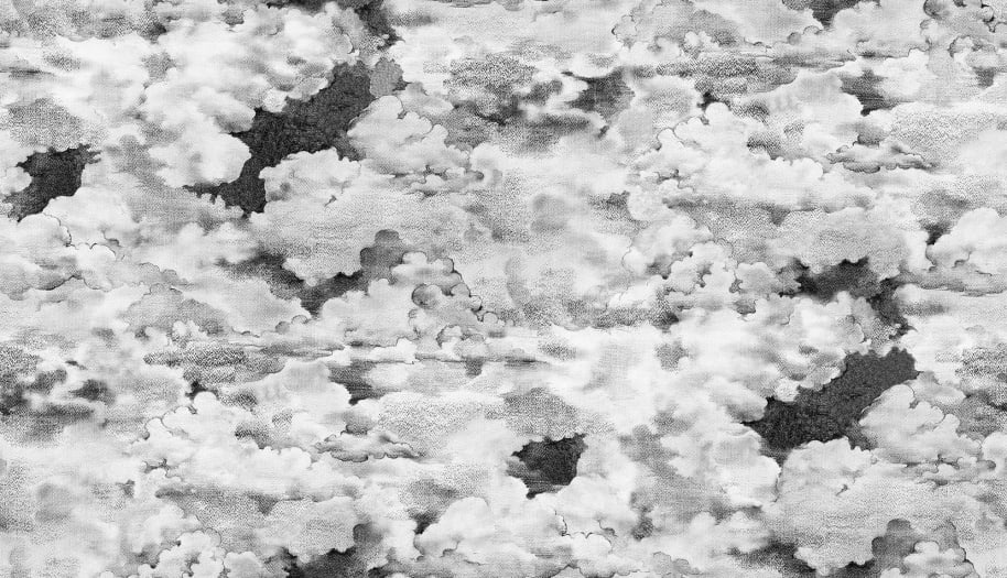 Fototapet, Chubby Clouds, Graphite, Rebel Walls - 2