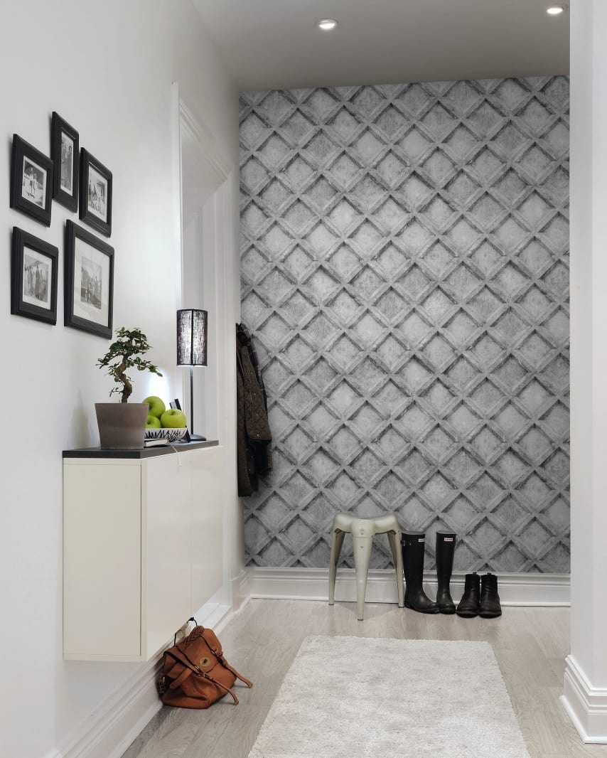Fototapet, Concrete Trellis, Grey Rebel Walls