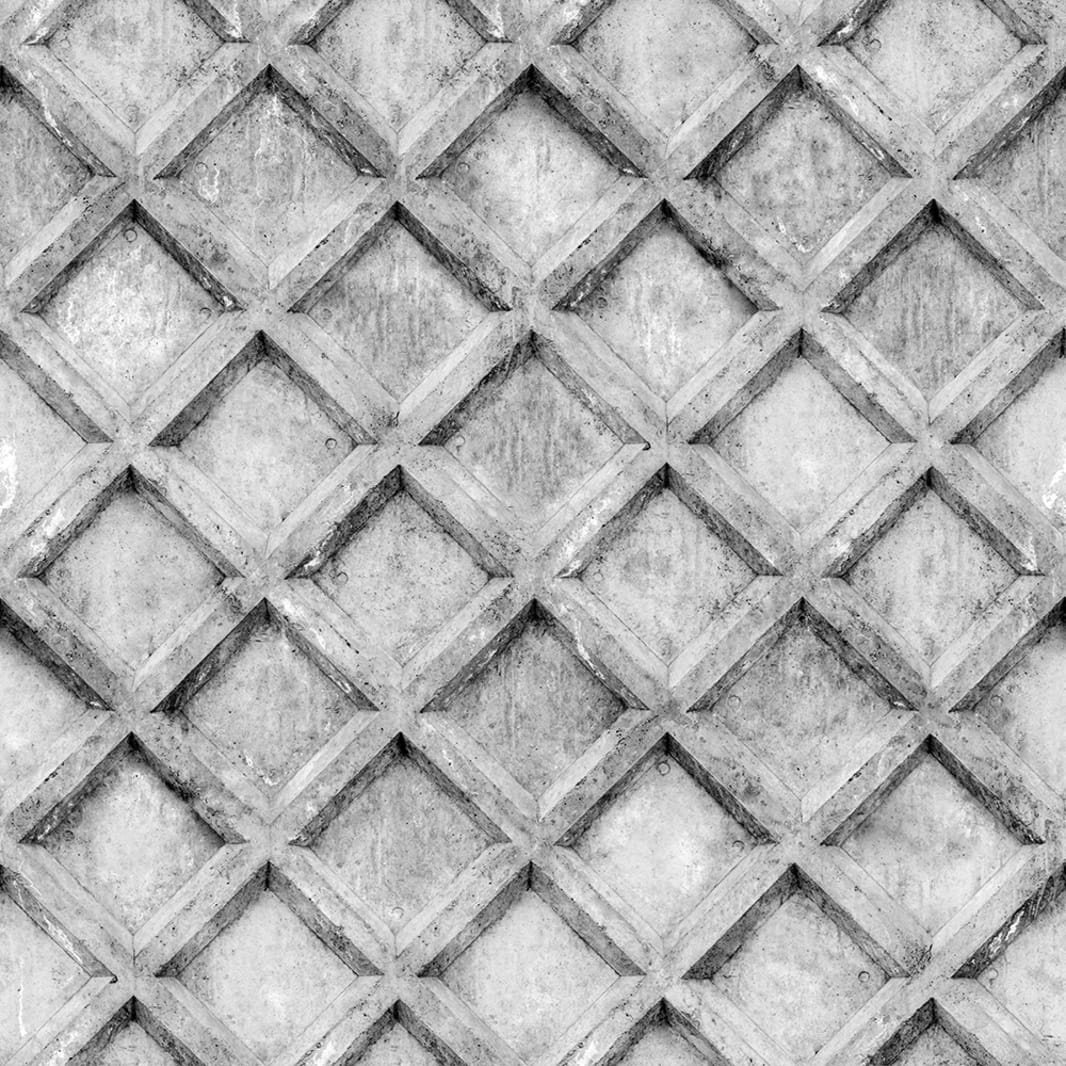 Fototapet, Concrete Trellis, Grey Rebel Walls - 2