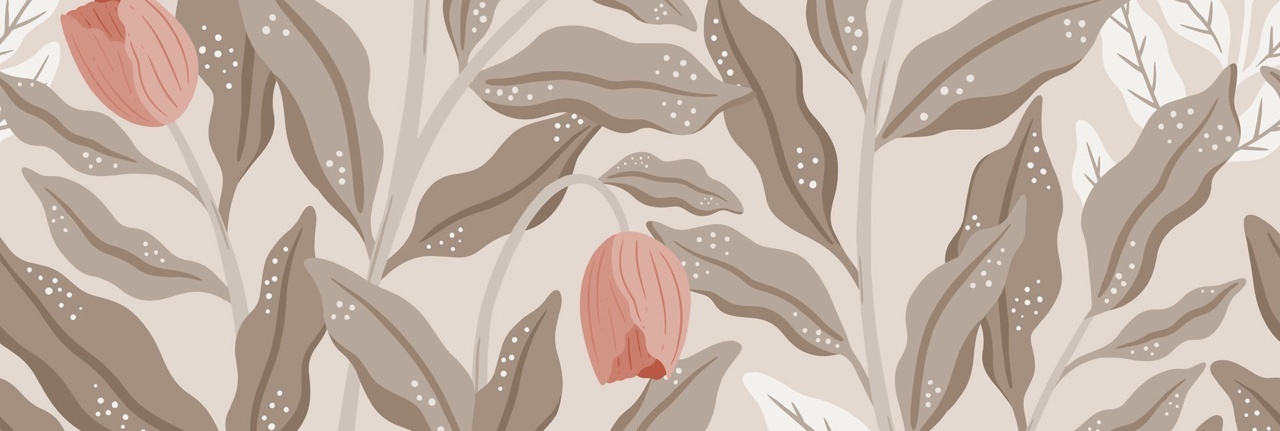 Fototapet, Cool Flora, Beige & Pink, Rebel Walls - 2