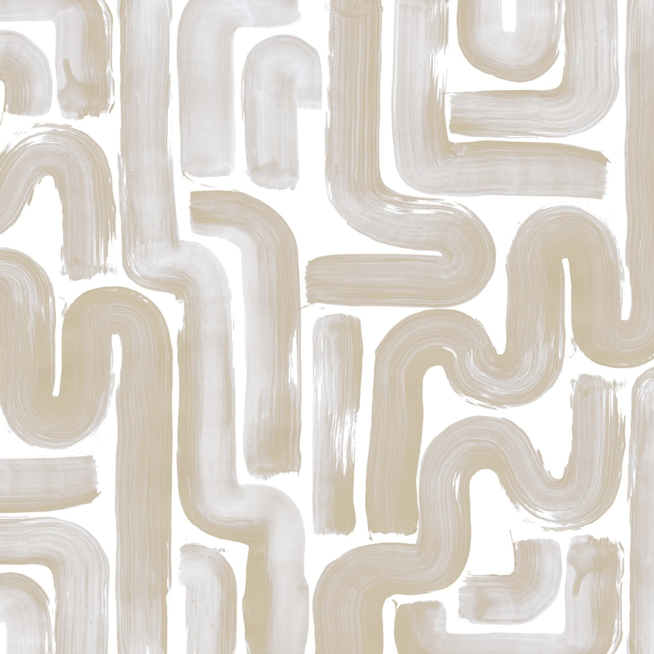 Fototapet, Drape Brush, Beige, Rebel Walls - 2