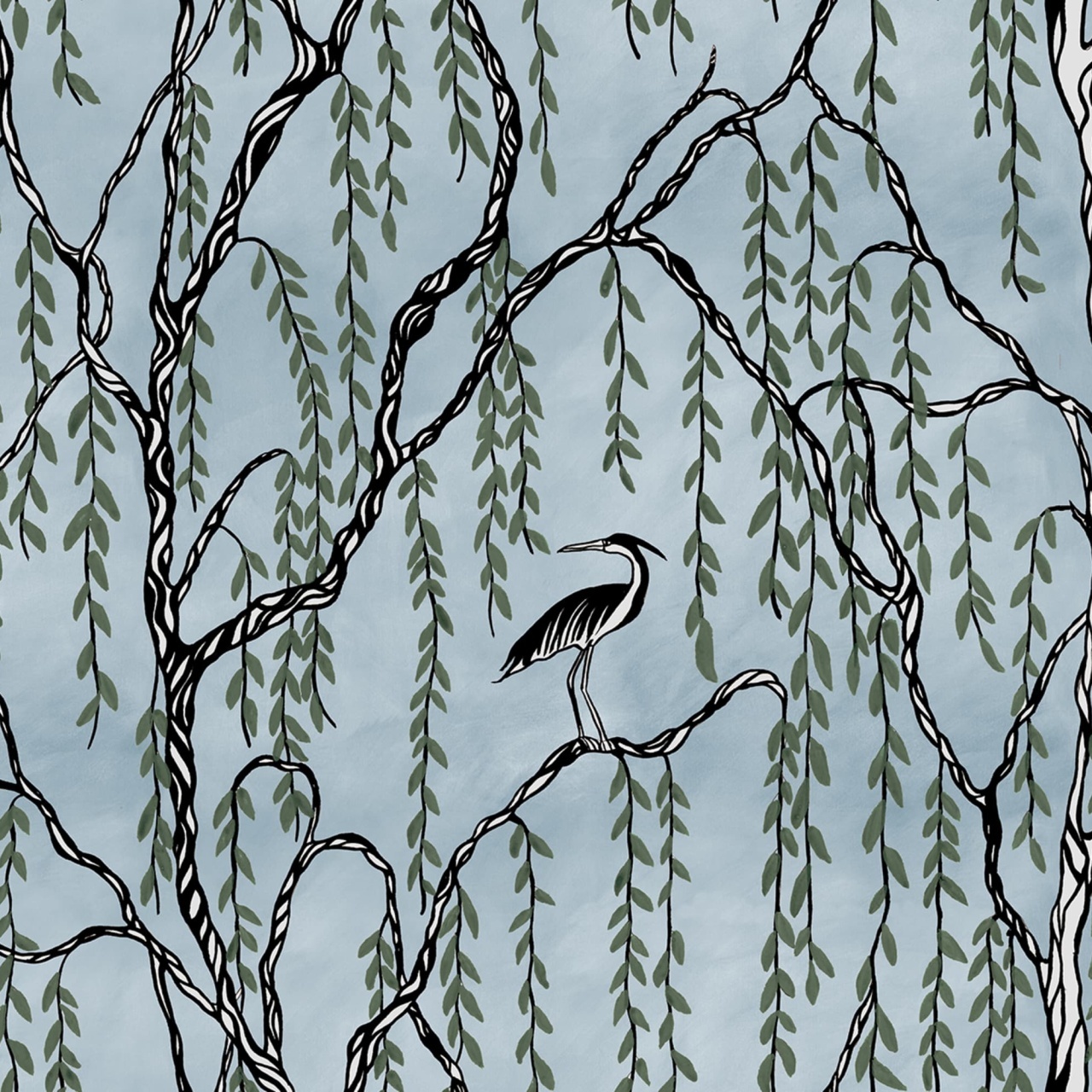 Fototapet, Droptree, Blue, Rebel Walls - 2