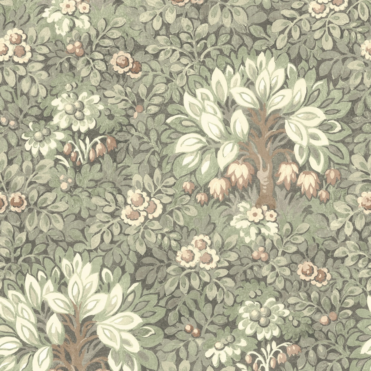 Fototapet, Flower Tree, Light Green, Rebel Walls - 2