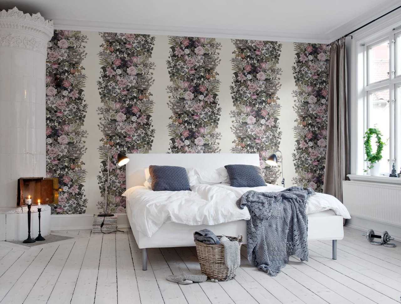 Fototapet, Flowerbed, Vintage, Rebel Walls - 4