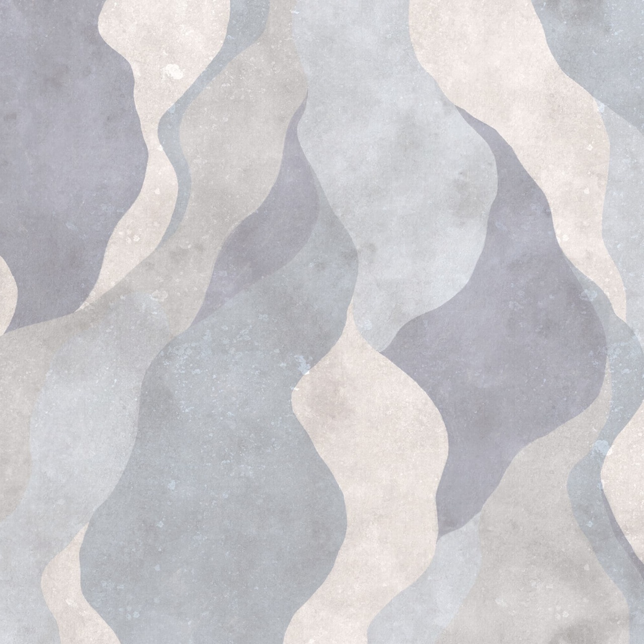 Fototapet, Flowing Forms, Blue, Rebel Walls - 2