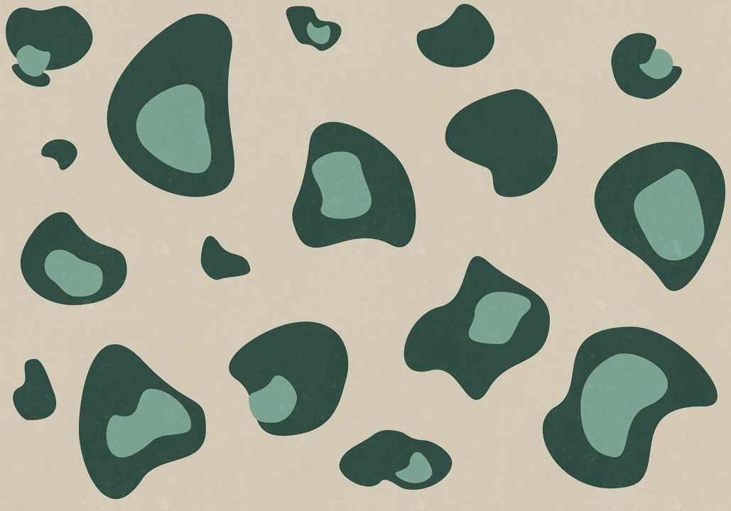 Fototapet, Giant Leopard, Green, Rebel Walls - 2