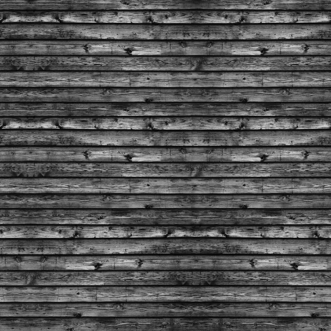 Fototapet, Horizontal Boards, Black, Rebel Walls - 2