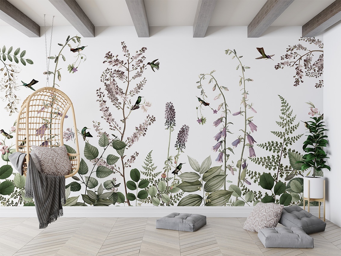 Fototapet Hummingbird Hedge, Kikki Belle - 3