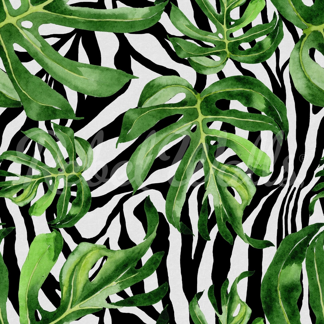Fototapet, Jungle Zebra, Rebel Walls - 2
