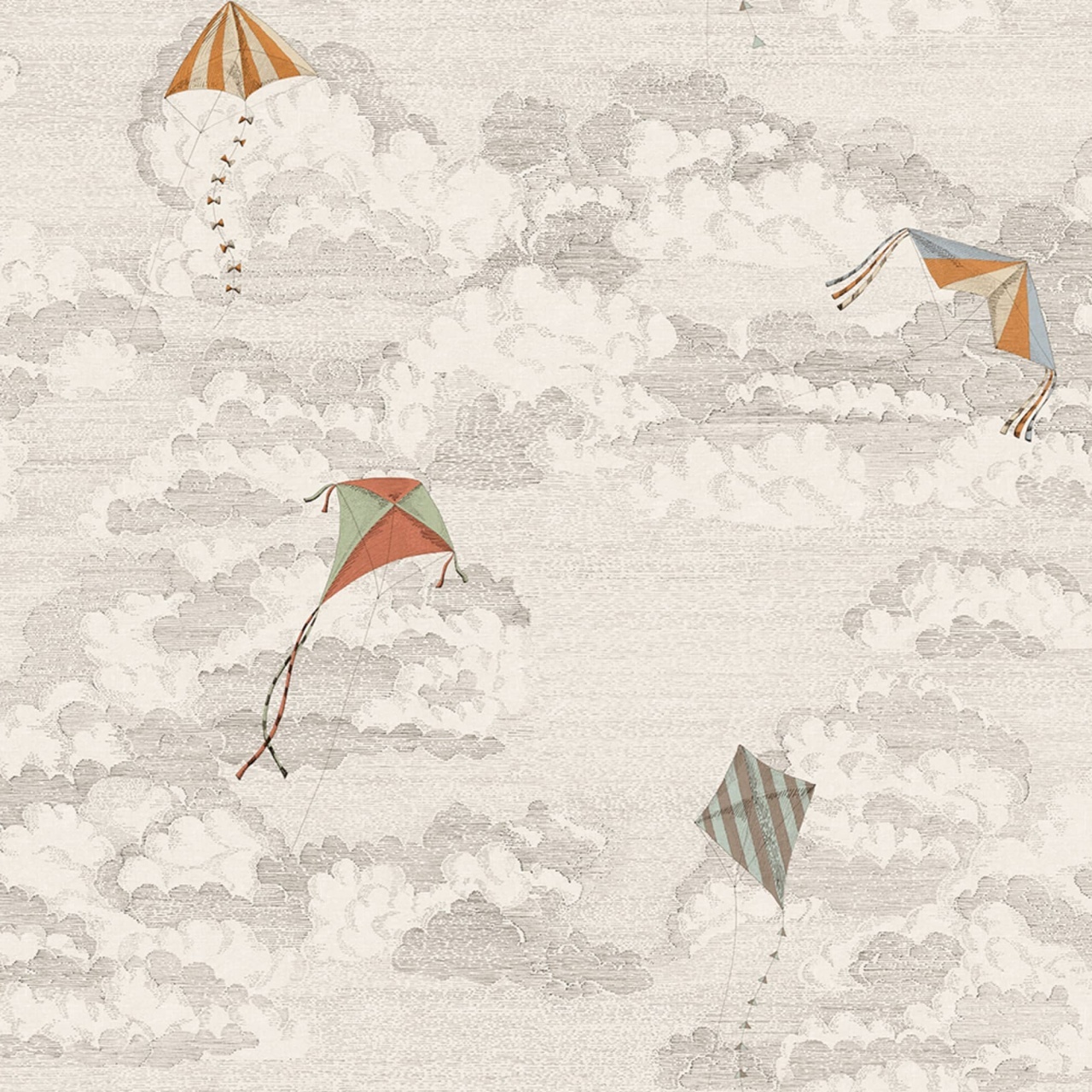 Fototapet lavabil, Bonnie and Kites, Graphite, Sandberg - 2