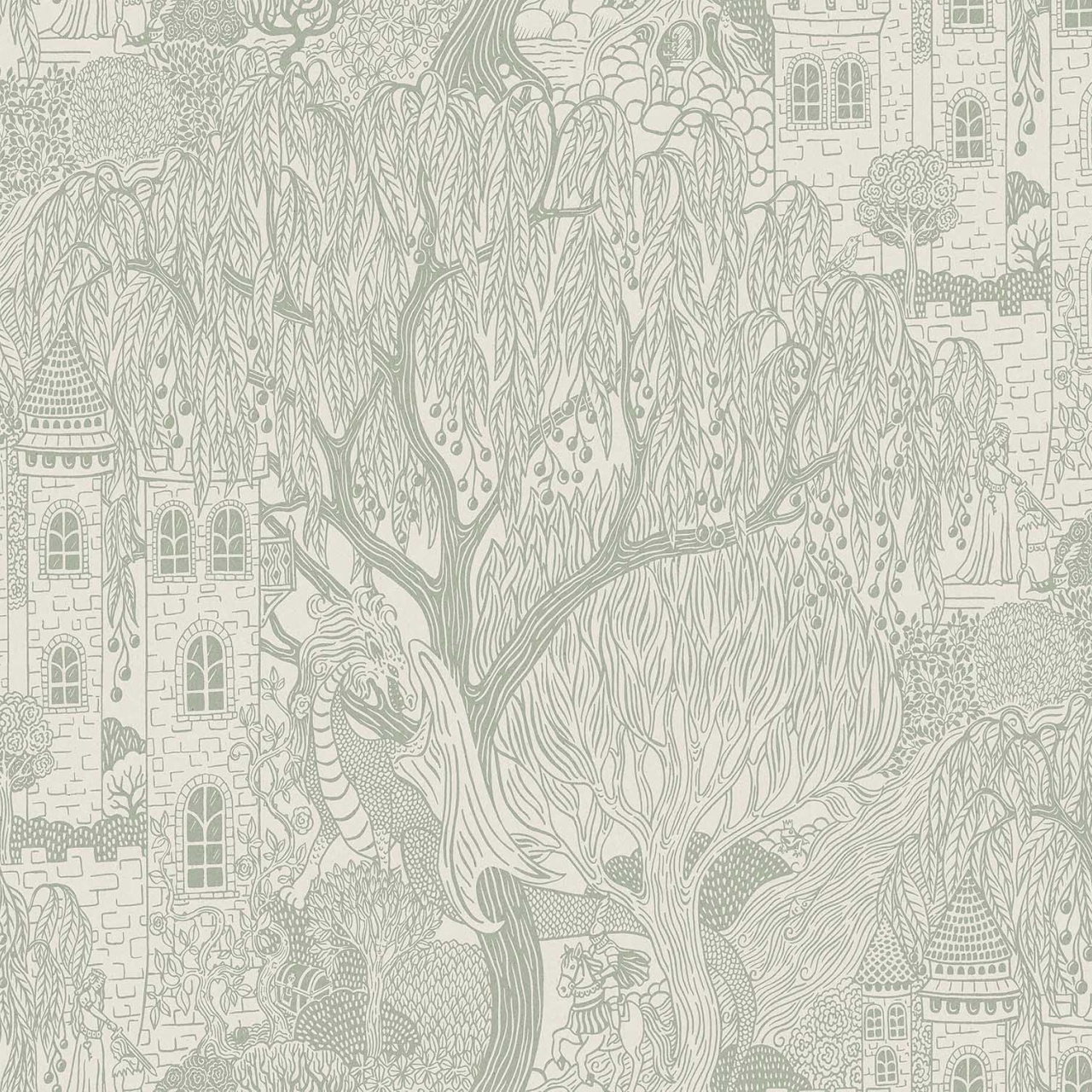 Fototapet lavabil, Kingdom of the Willow Grand 9760W — imaginea 3