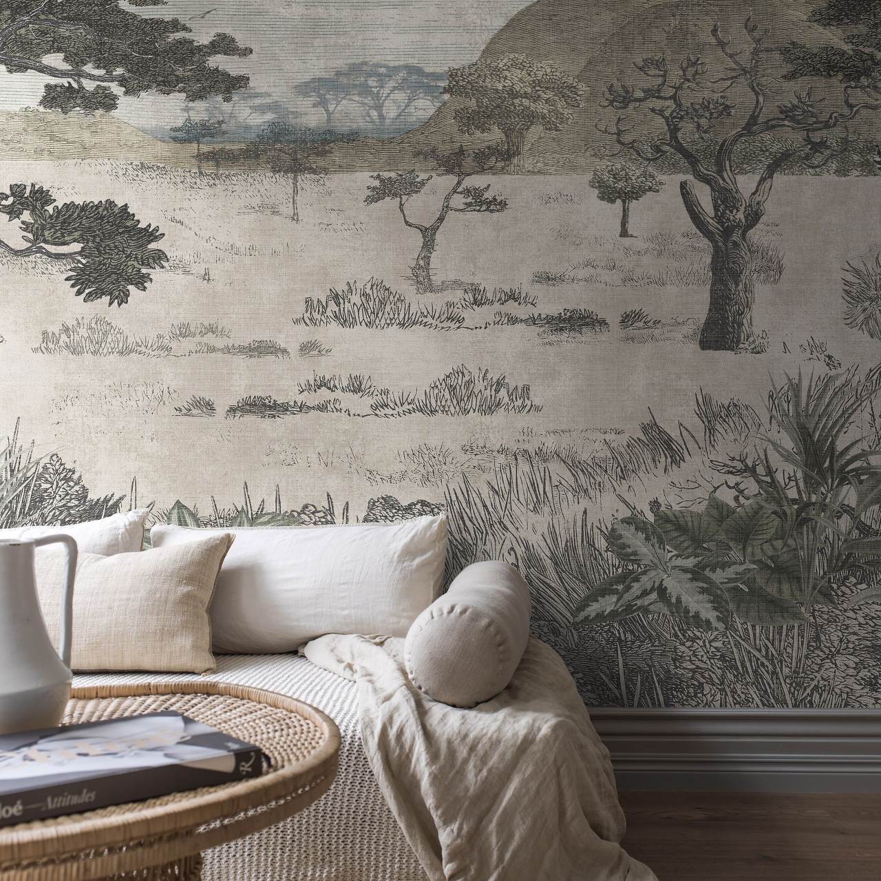 Fototapet lavabil, Serengeti Savannah 9575W — imaginea 6