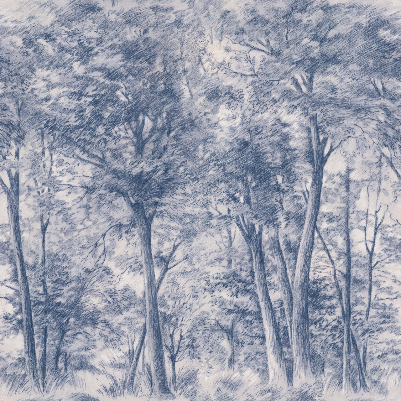 Fototapet lavabil, Sketch of Trees 9633W — imaginea 4
