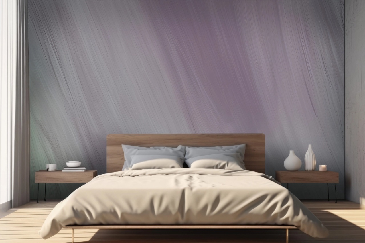 Fototapet Minimalist Serenite Aurore Boreale Rêve SA101 - 2