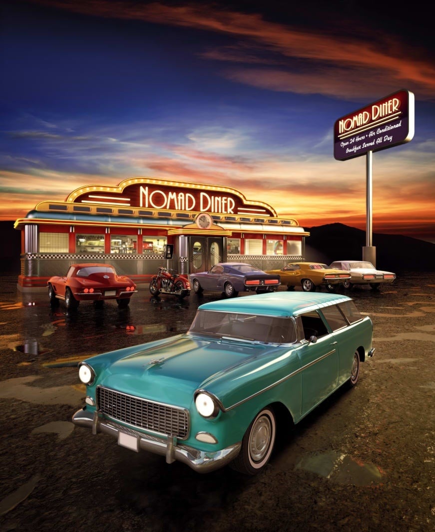 Fototapet, Nomad Diner, Rebel Walls - 2