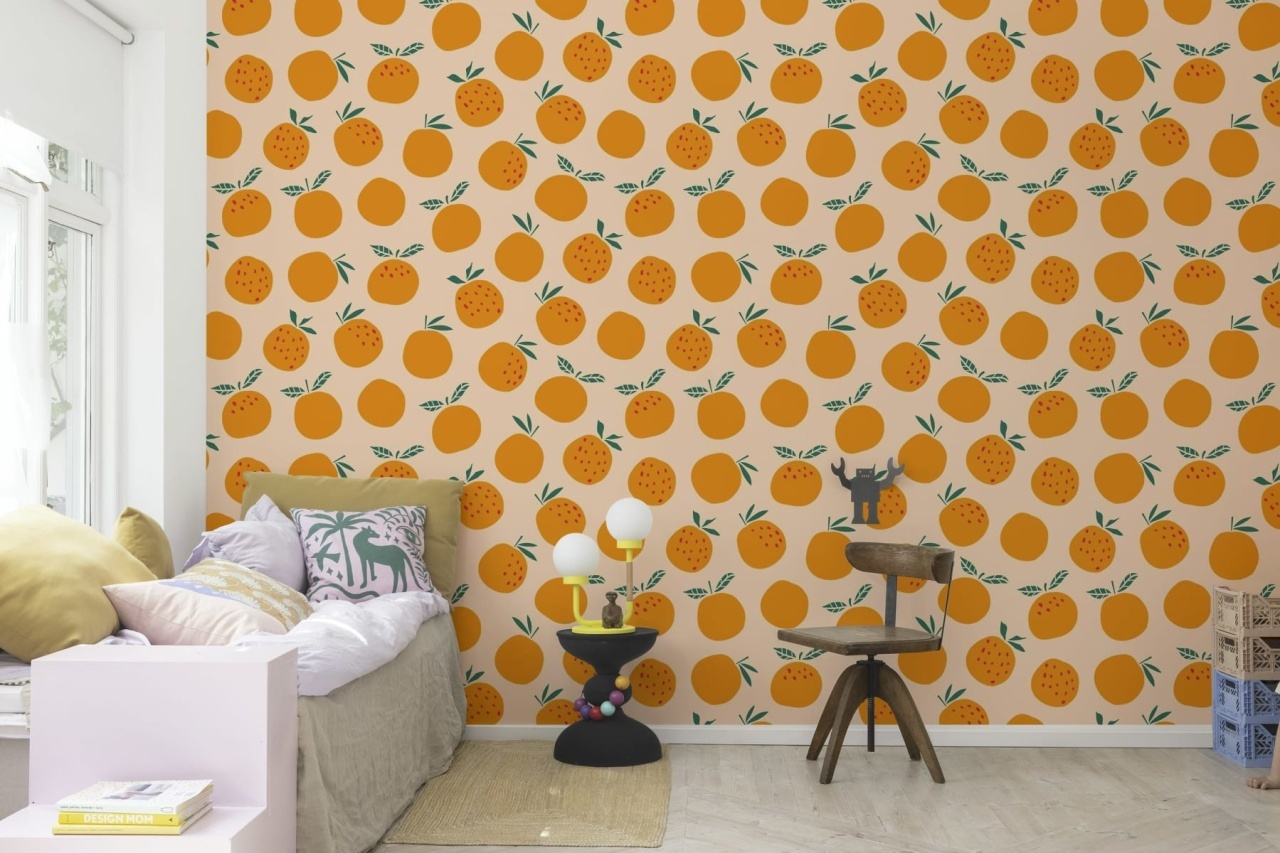 Fototapet, Oranges, Pink, Rebel Walls