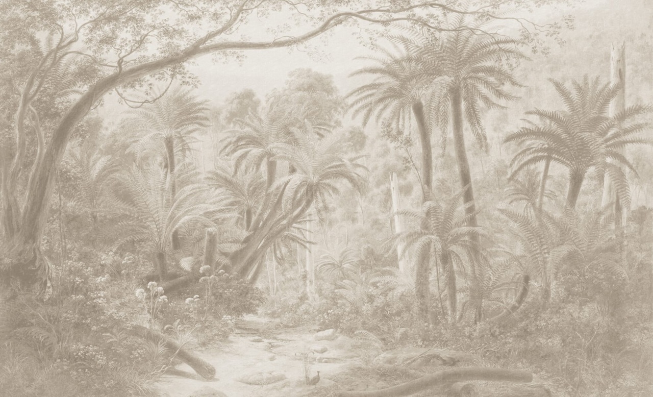 Fototapet, Palm Landscape, Beige, Rebel Walls - 2