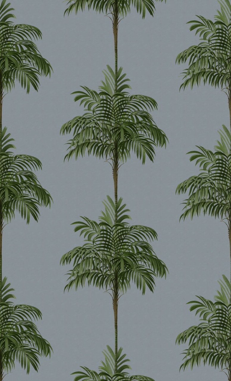 Fototapet, Palm Stripes, Green, Rebel Walls - 2
