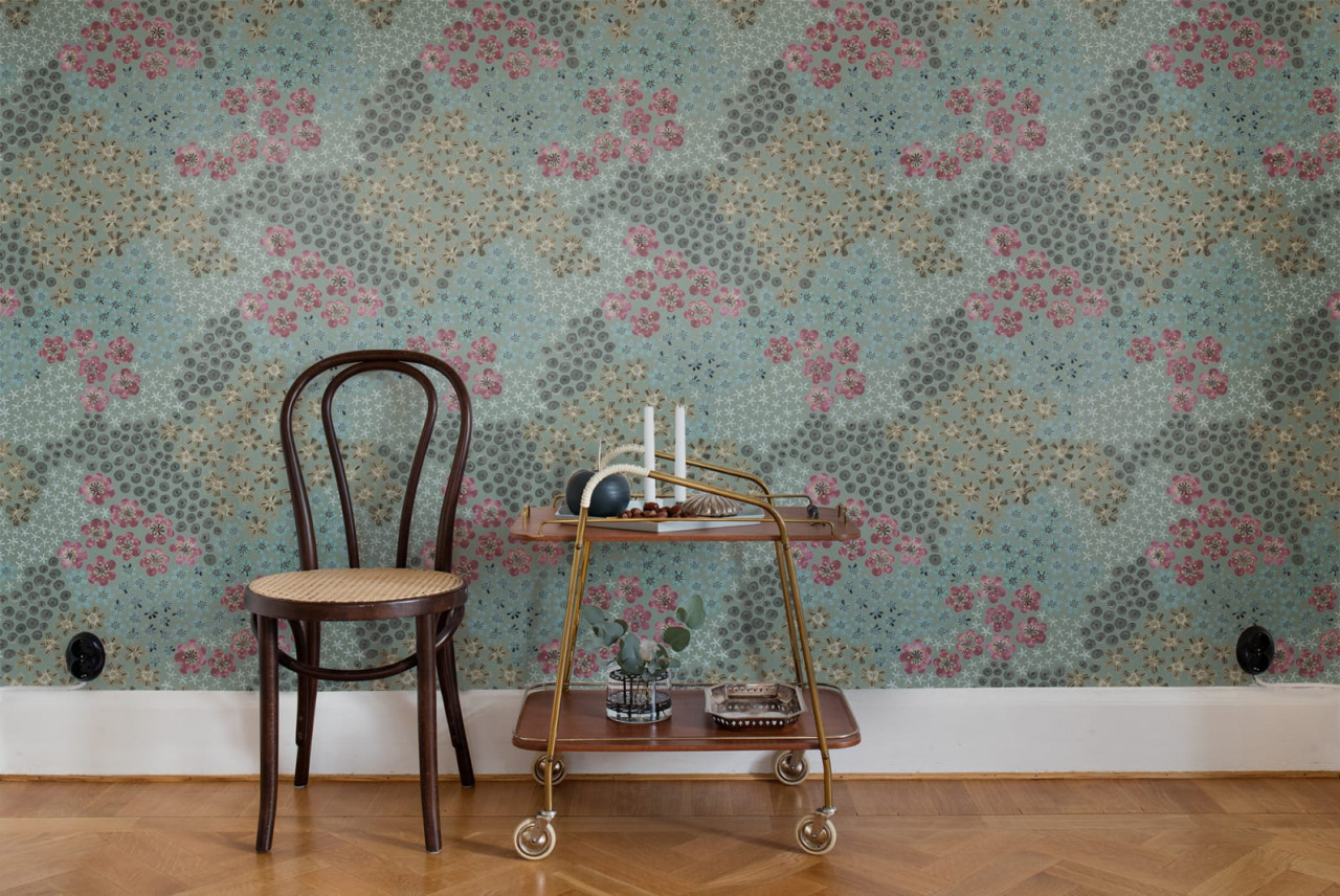 Fototapet, Perennials, Evening, Rebel Walls