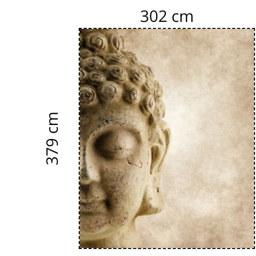 Fototapet personalizat Buddha, 302x379,Rebel Walls - 3