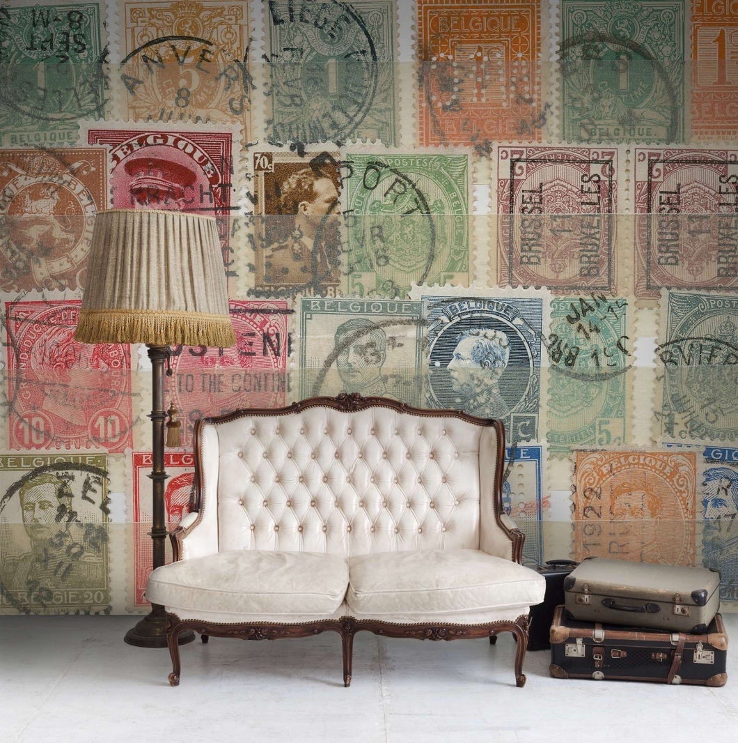 Fototapet, Philatelist, Rebel Walls - 3