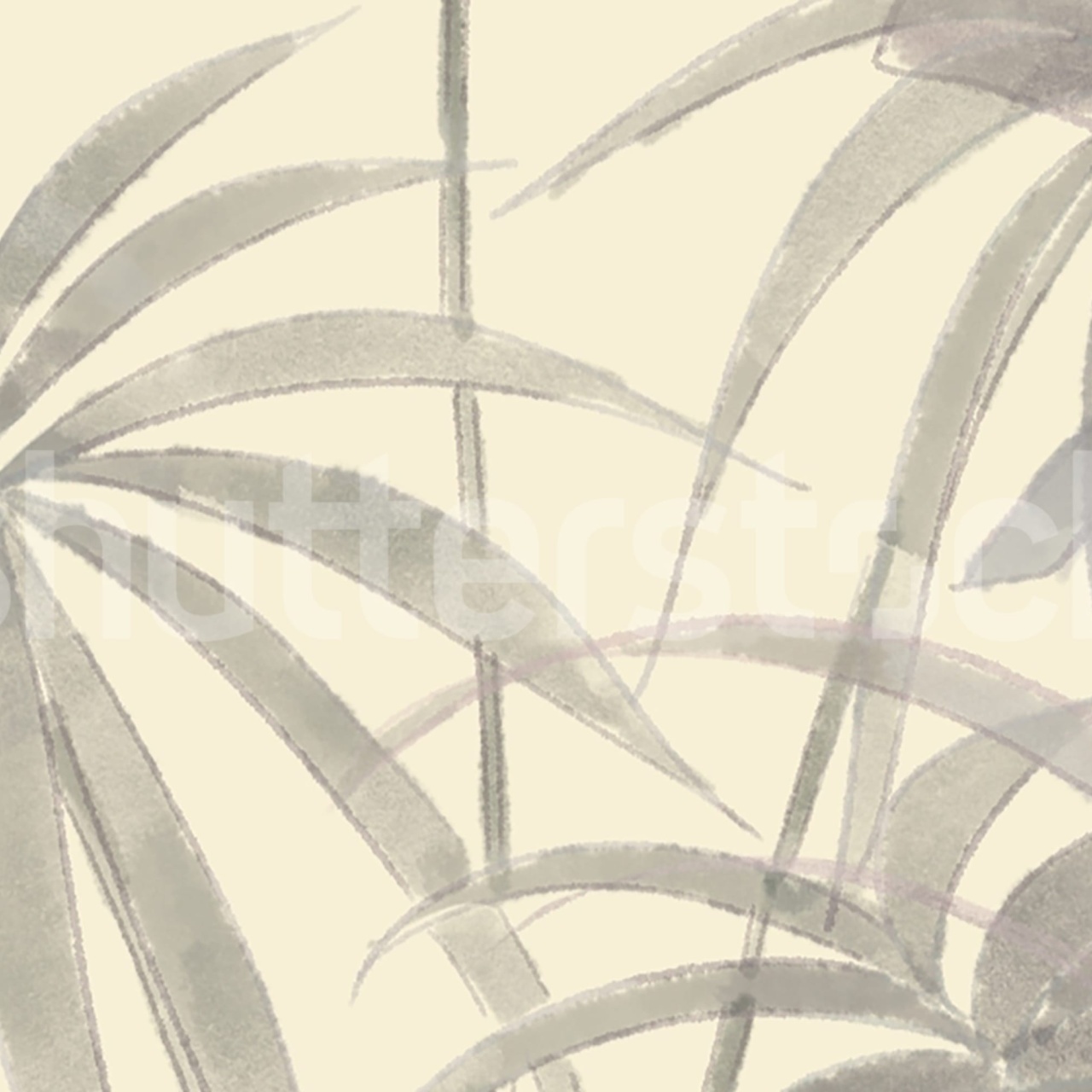Fototapet, Playful Palms, Yellow, Rebel Walls - 4