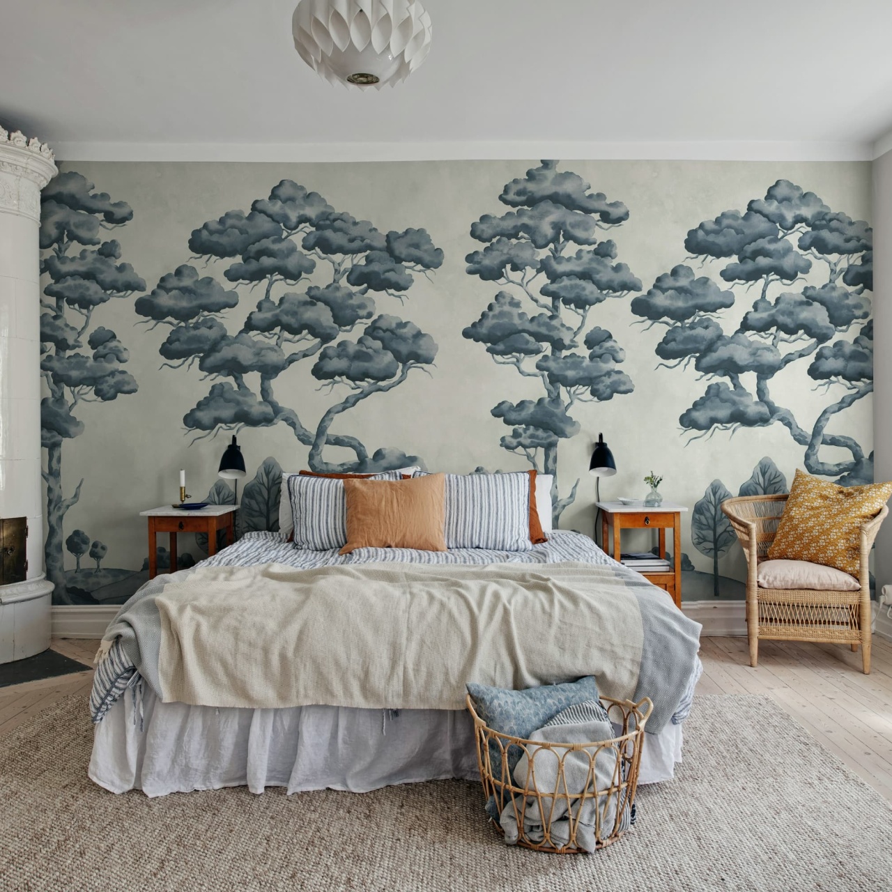 Fototapet, Poetic Trees, Blue, Rebel Walls - 3