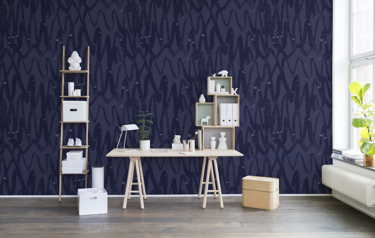 Fototapet, Pulse of Passion, Blue, Rebel Walls