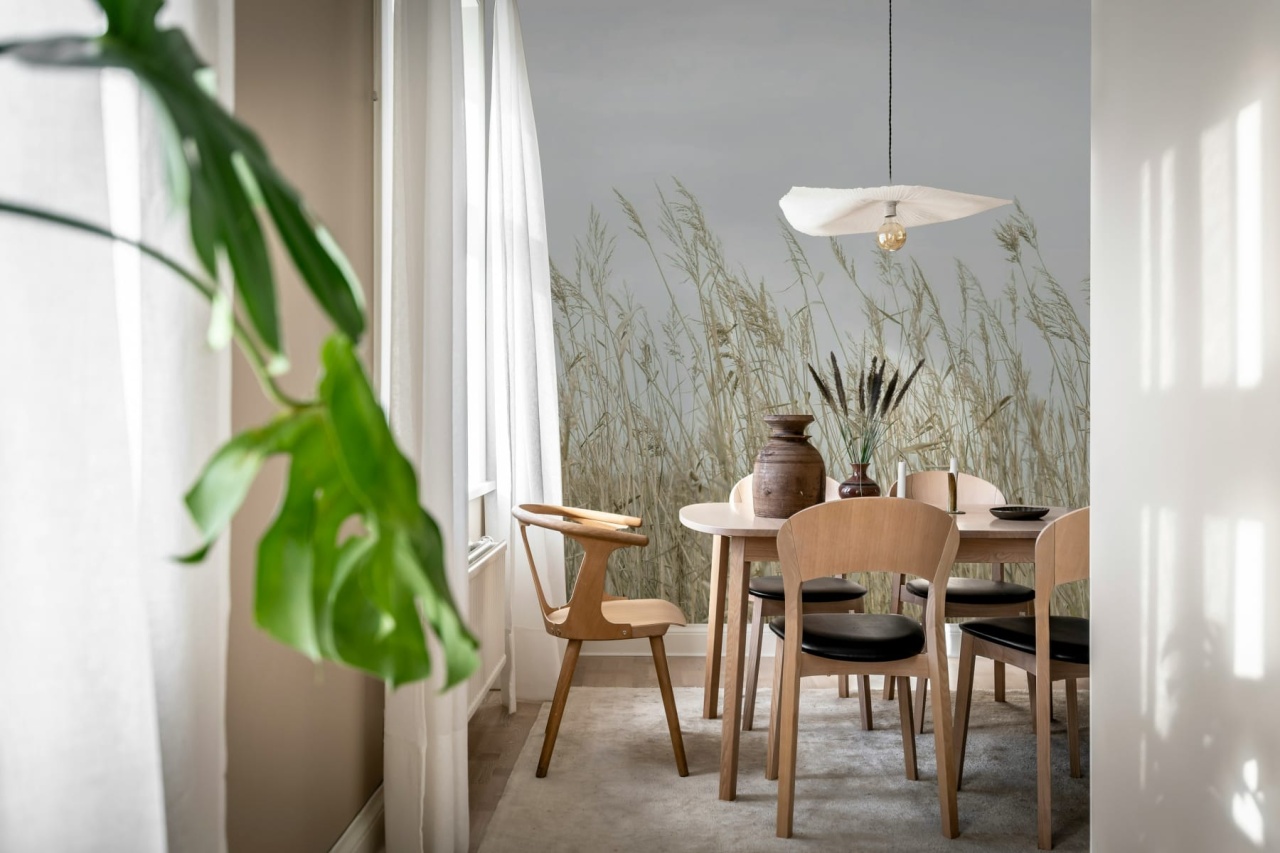 Fototapet, Reed Meadow, Beige, Rebel Walls - 3