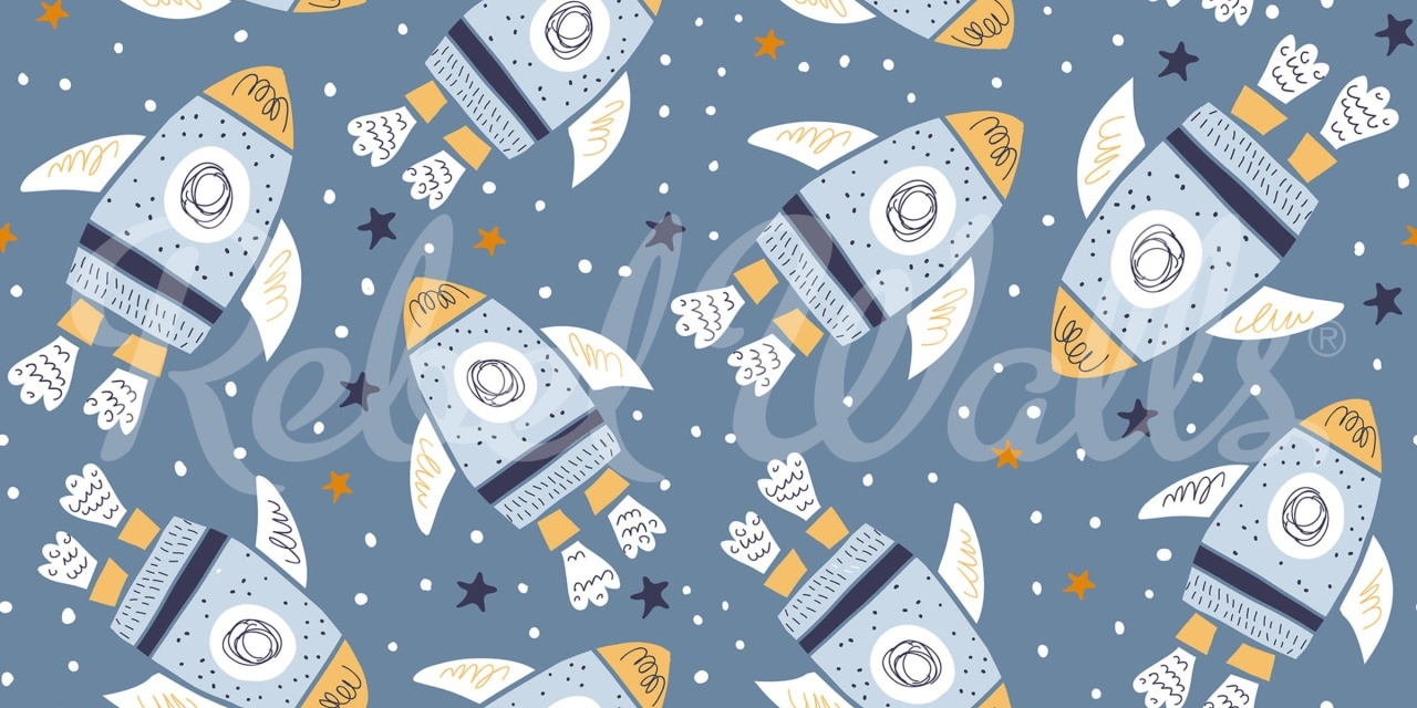 Fototapet, Rockets, Blue, Rebel Walls - 2