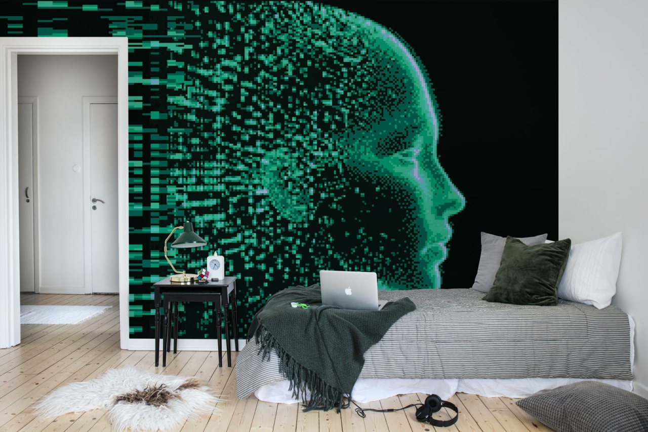 Fototapet, Siri, Neon, Rebel Walls
