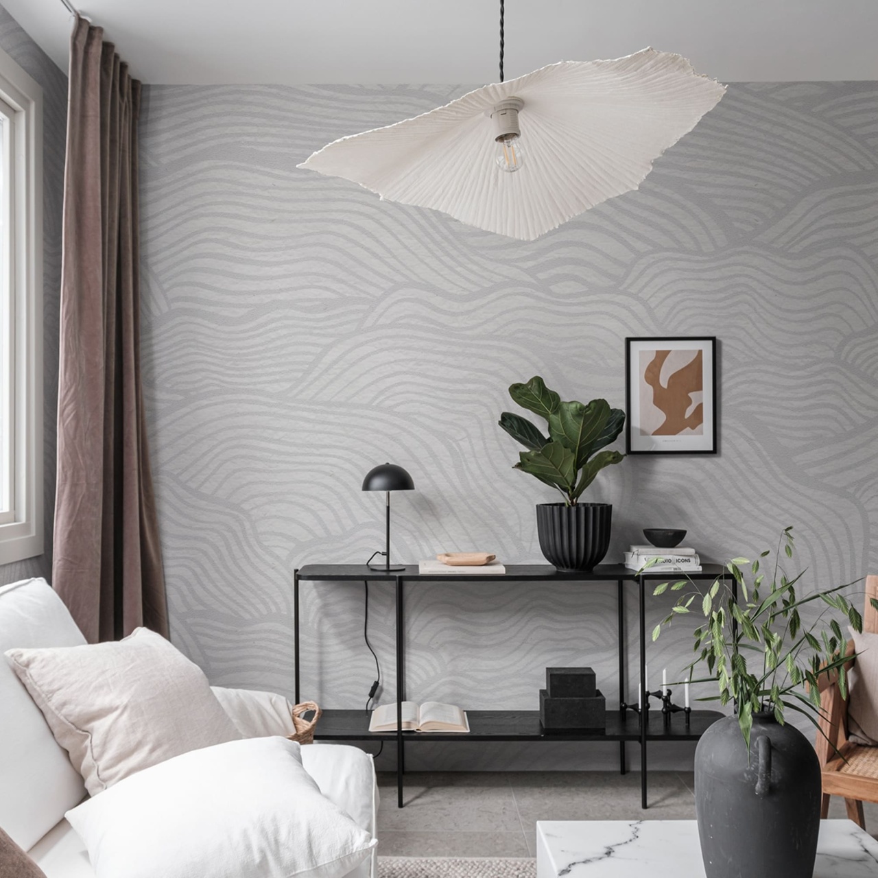 Fototapet, Soft Clouds, Pearl, Rebel Walls