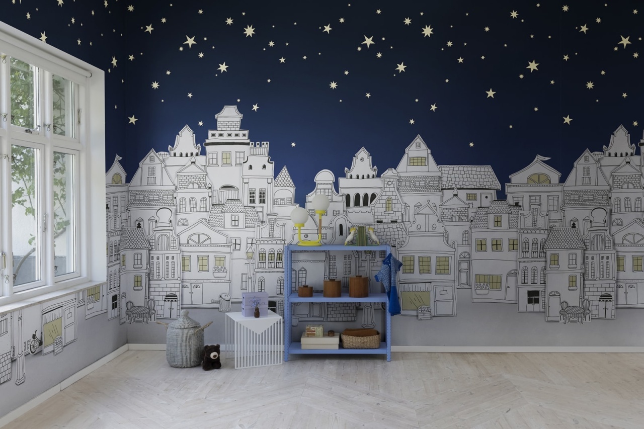 Fototapet, Star Town, Night, Rebel Walls - 3