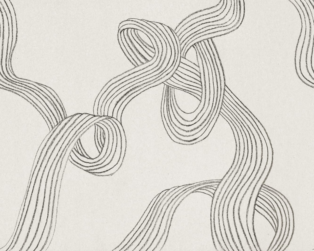 Fototapet, Stripes, Graphite, Rebel Walls - 2