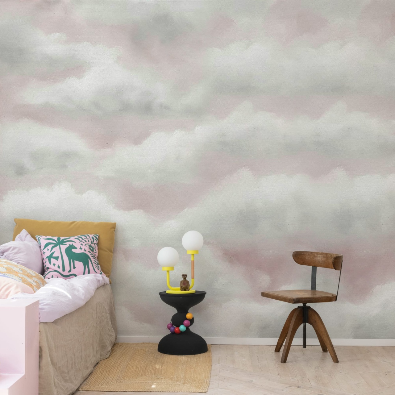 Fototapet, Tender Clouds, Pink, Rebel Walls - 3