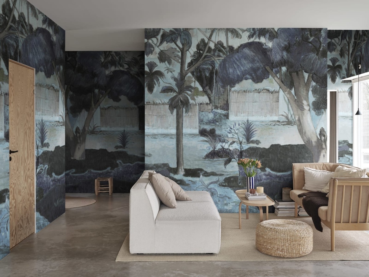Fototapet, The Large Tree, Blue, Rebel Walls