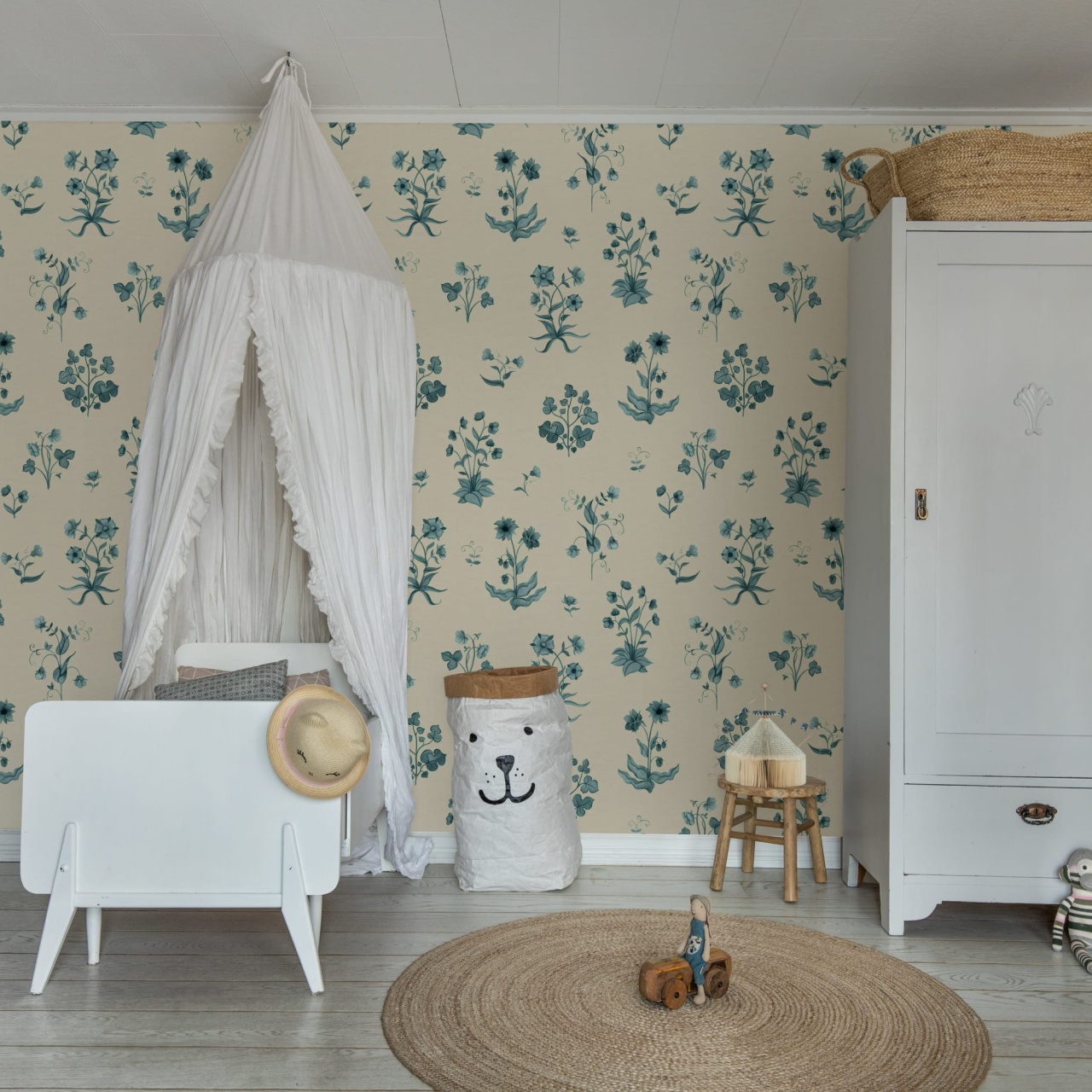 Fototapet, Timeless Flora, Blue, Rebel Walls - 3