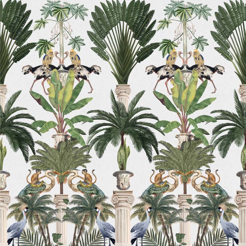 Fototapet Tropical columns (light), VLAdiLA - 2