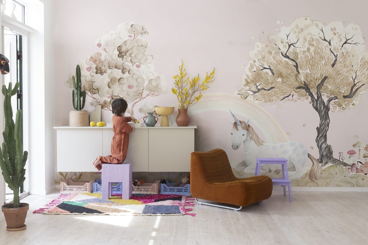 Fototapet, Unicorn Dream, Bubblegum, Rebel Walls - 5