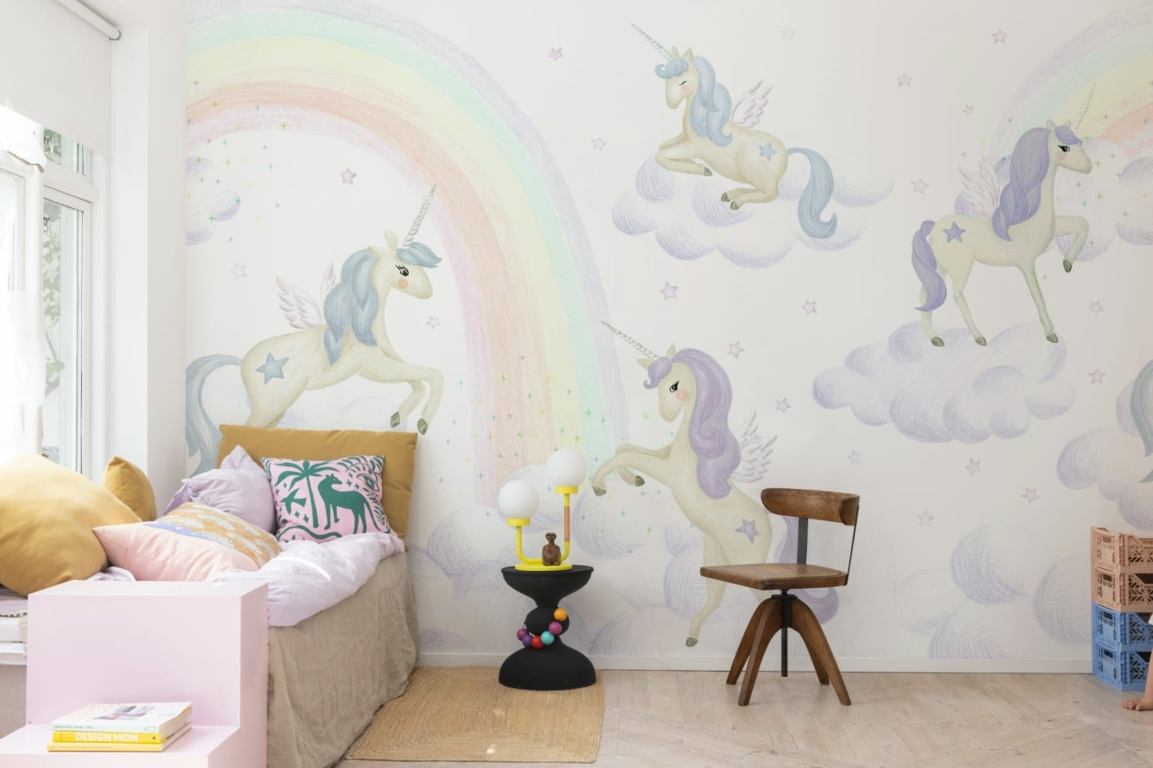 Fototapet, Unicorn Sky, Lilac, Rebel Walls