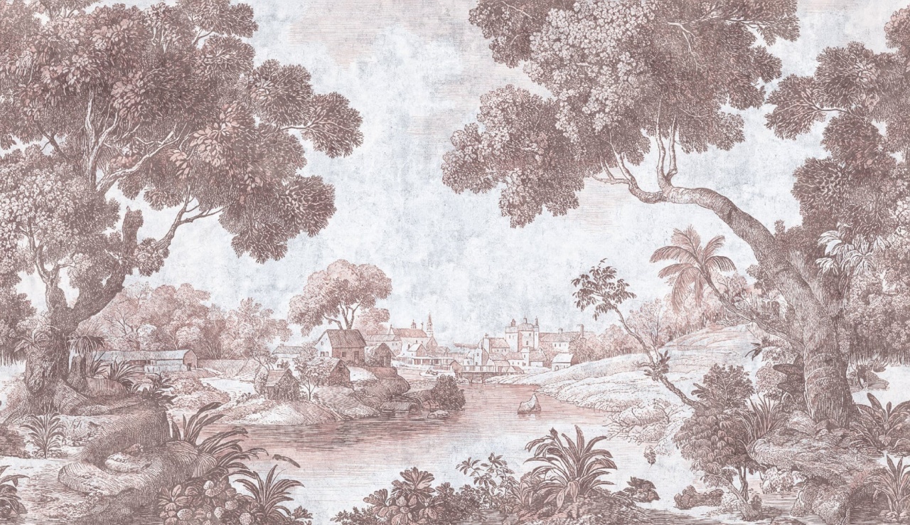 Fototapet Verdant Fortress, Rose - personalizat, VLAdiLA — imaginea 2