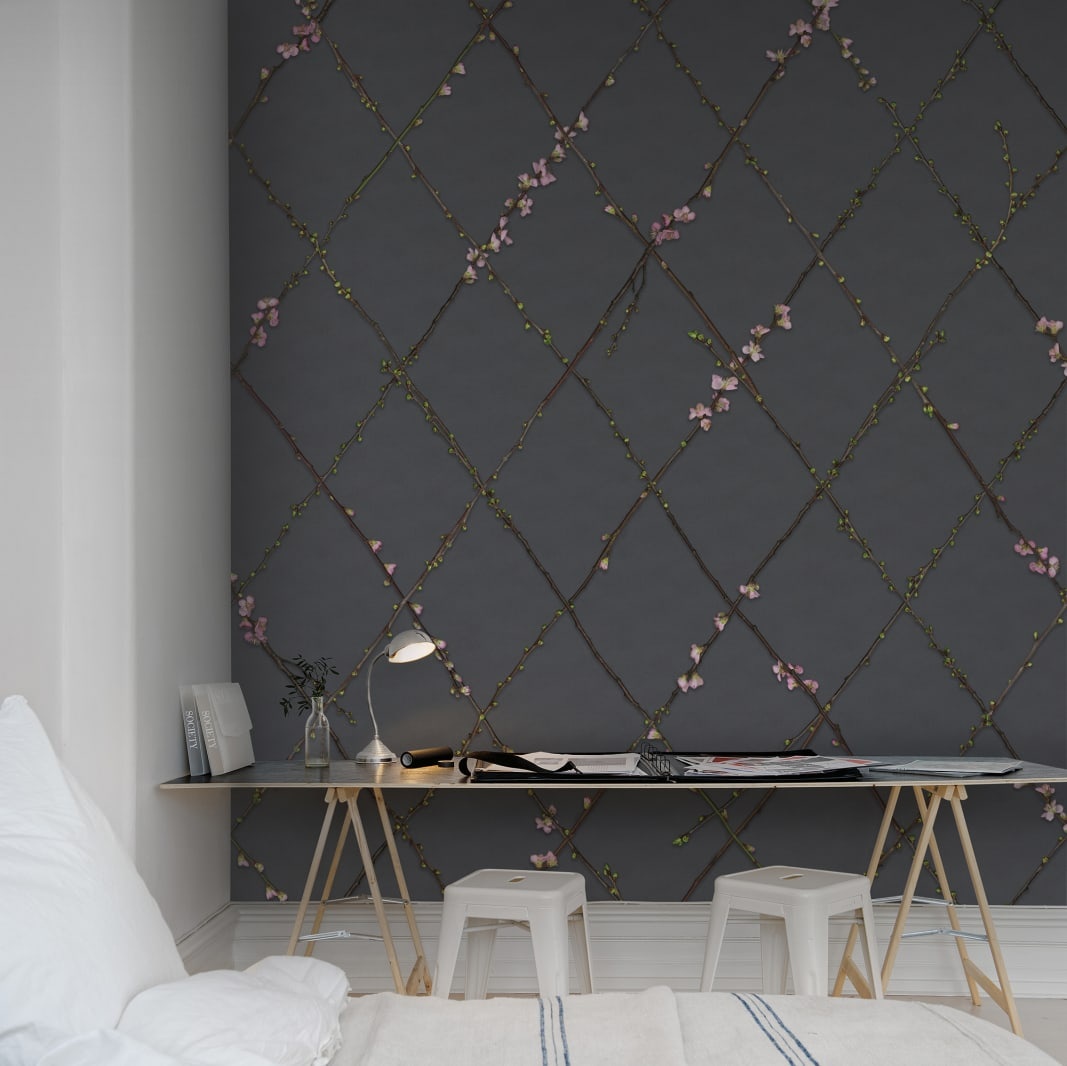 Fototapet, Winding Spring, Black, Rebel Walls - 4