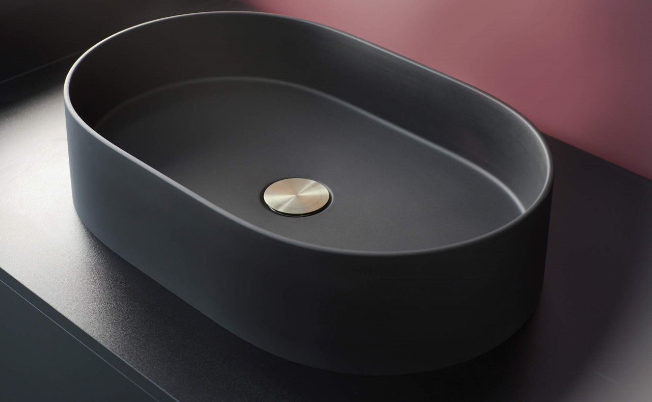 Lavoar din granit, oval, Silia, CQS_NU6S - 2 | YEO