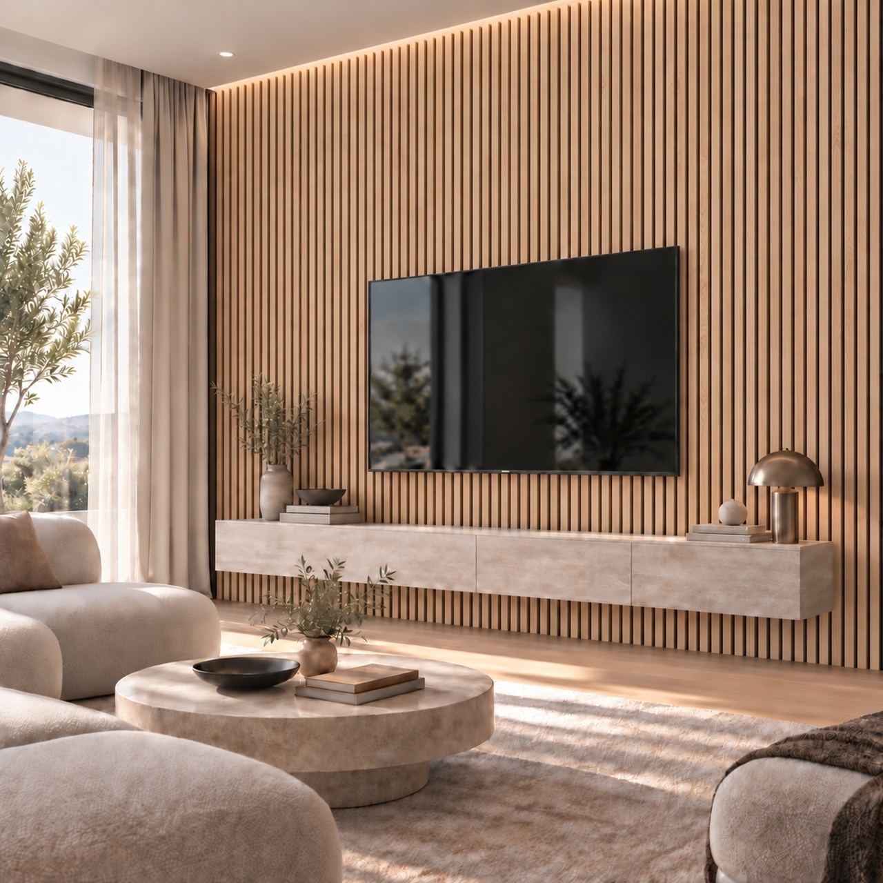 Profil dreapta riflaj decorativ, Moon Light R, 3.5x1.2x270 cm — imaginea 2