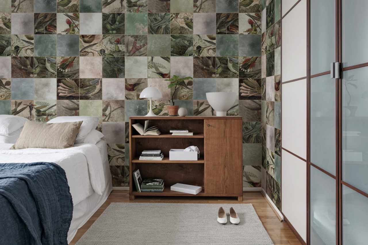 Tapet Birds of Paradise, Tiles, Rebel Walls - 3 | YEO