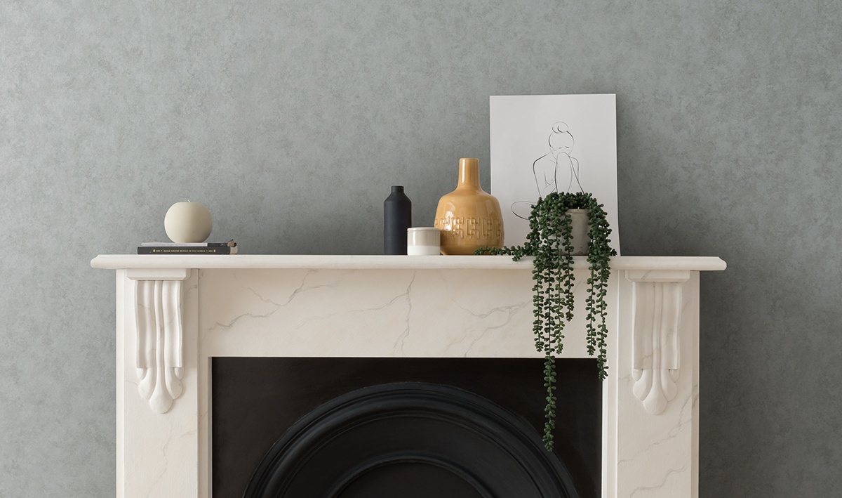 Tapet, Fenton, Silver Luxury Plain, 1838 Wallcoverings, 5.3mp / rola