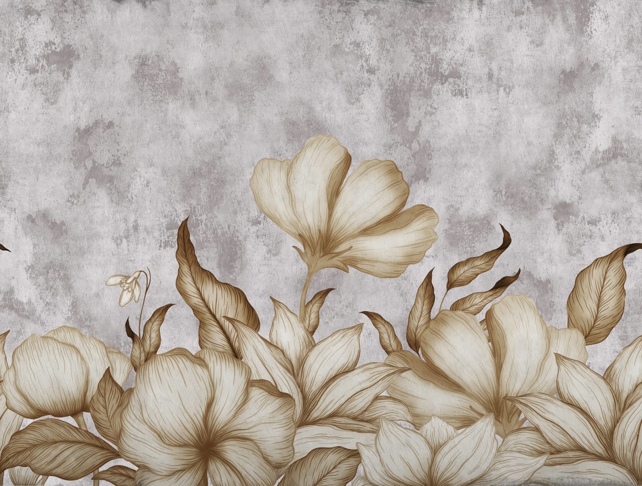 Tapet Floral Fantasy, Gray, Rebel Walls - 1 | YEO