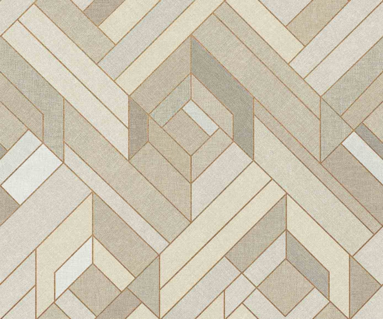 Tapet Hexagonal, Cotton, Coordonne, 5mp / rola - 2