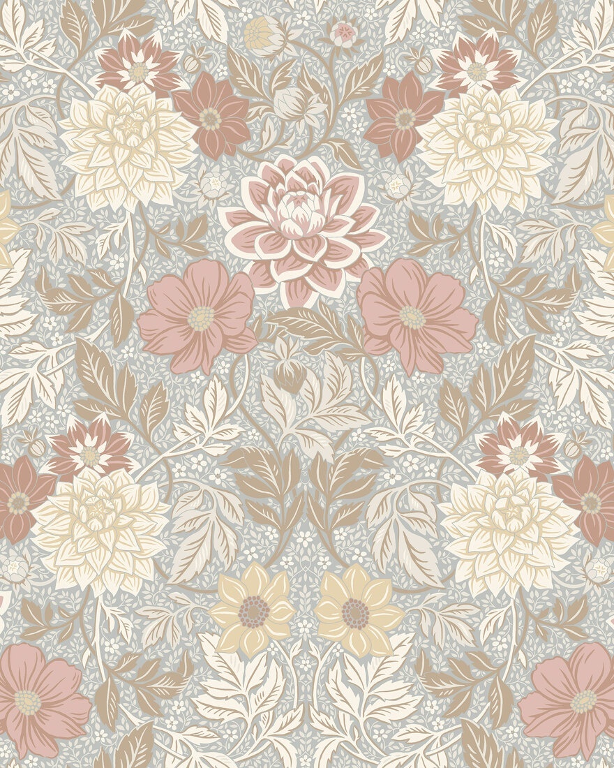 Tapet lavabil, Dahlia Garden 7692, 5.3mp / rola — imaginea 8