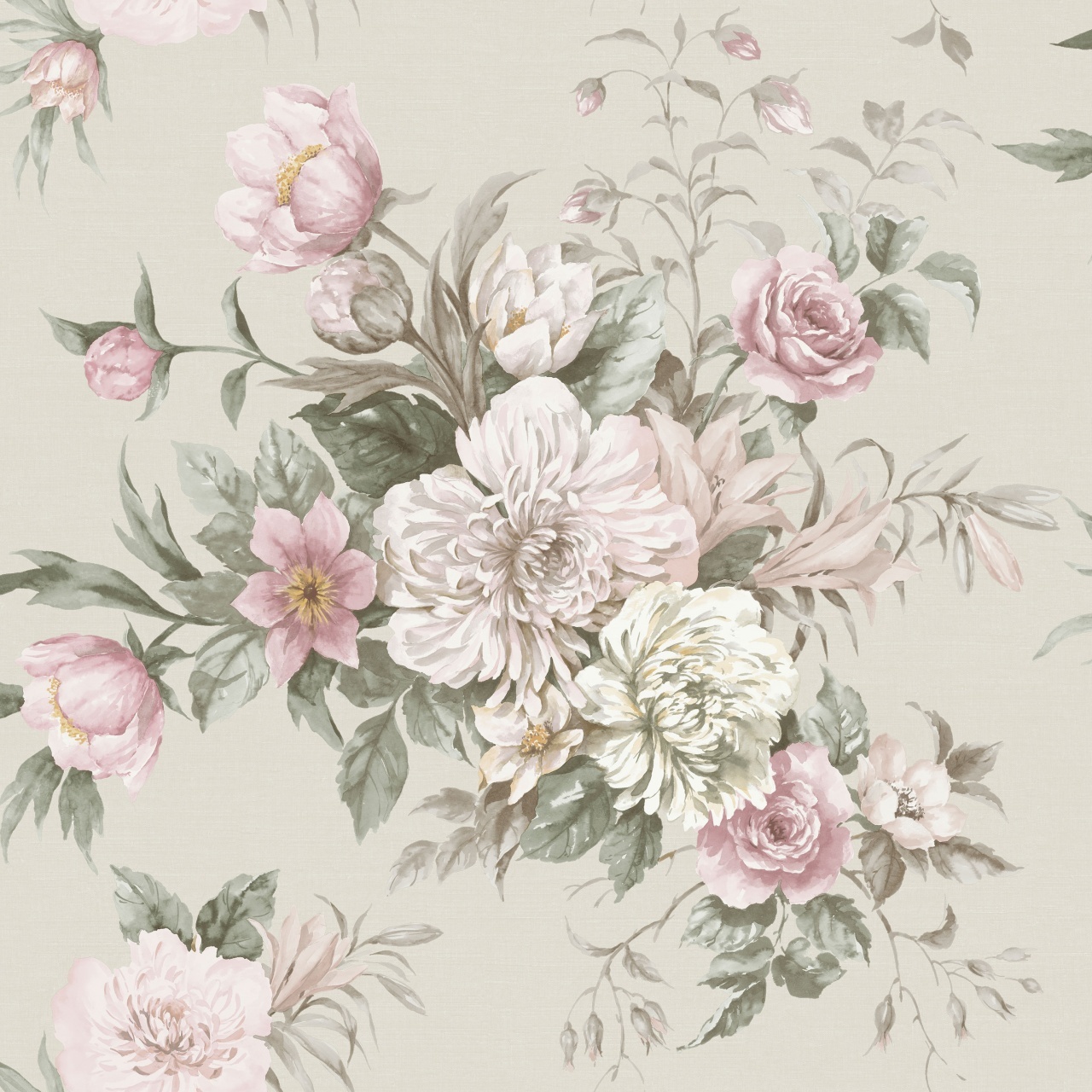 Tapet lavabil, Floral Charm 4252, 5.3mp / rola - 4